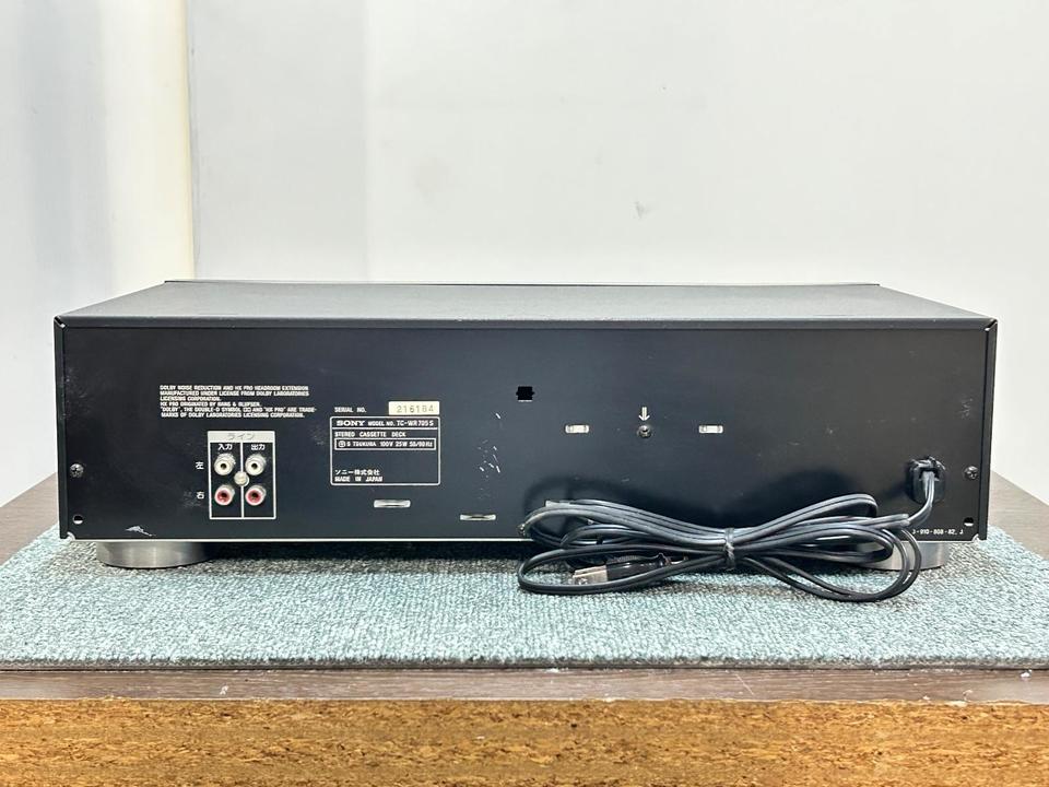 美品メンテナンス整備済 SONY製 TC-WR705S ステレオカセットデッキ その他