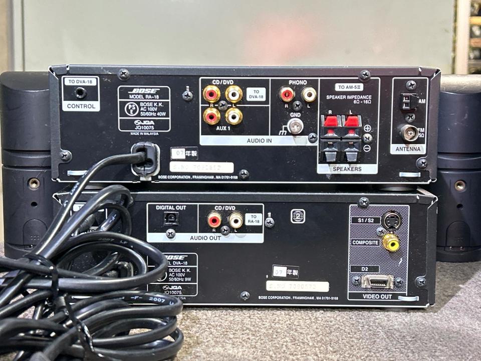 AM-5/3+RA-18+DVA-18 BOSE - 中古オーディオ 高価買取・販売 ハイファイ堂