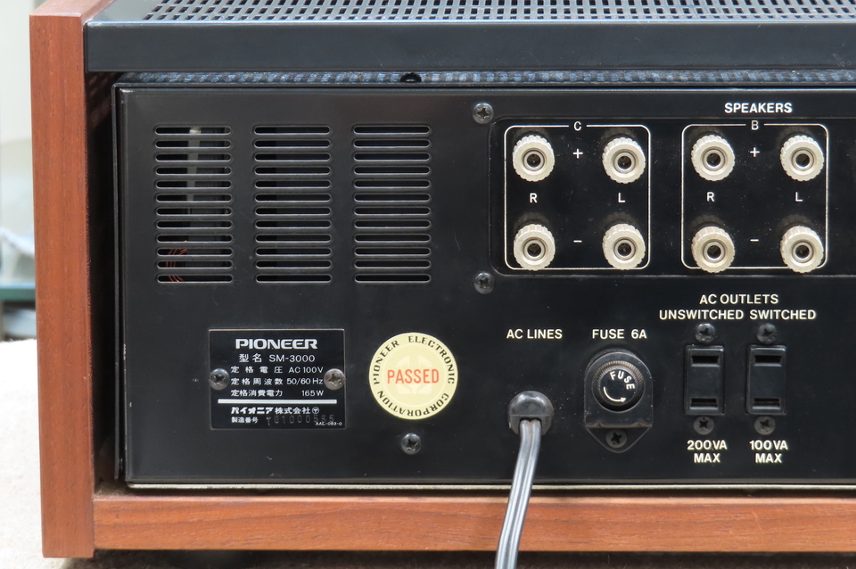 Pioneer SM-3000&pioneer SC-3000オーディオアンプ Pioneer SM-3000&pioneer SC-3000オーディオアンプ Pioneer SM