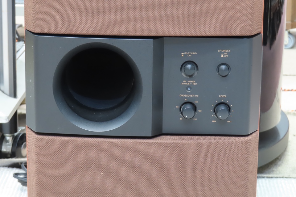 ☆送料無料 美品 DENON デノン DSW-555 ウーファー 木目 美品】DENON デノン スピーカー USW-555 サブウーハー スーパー