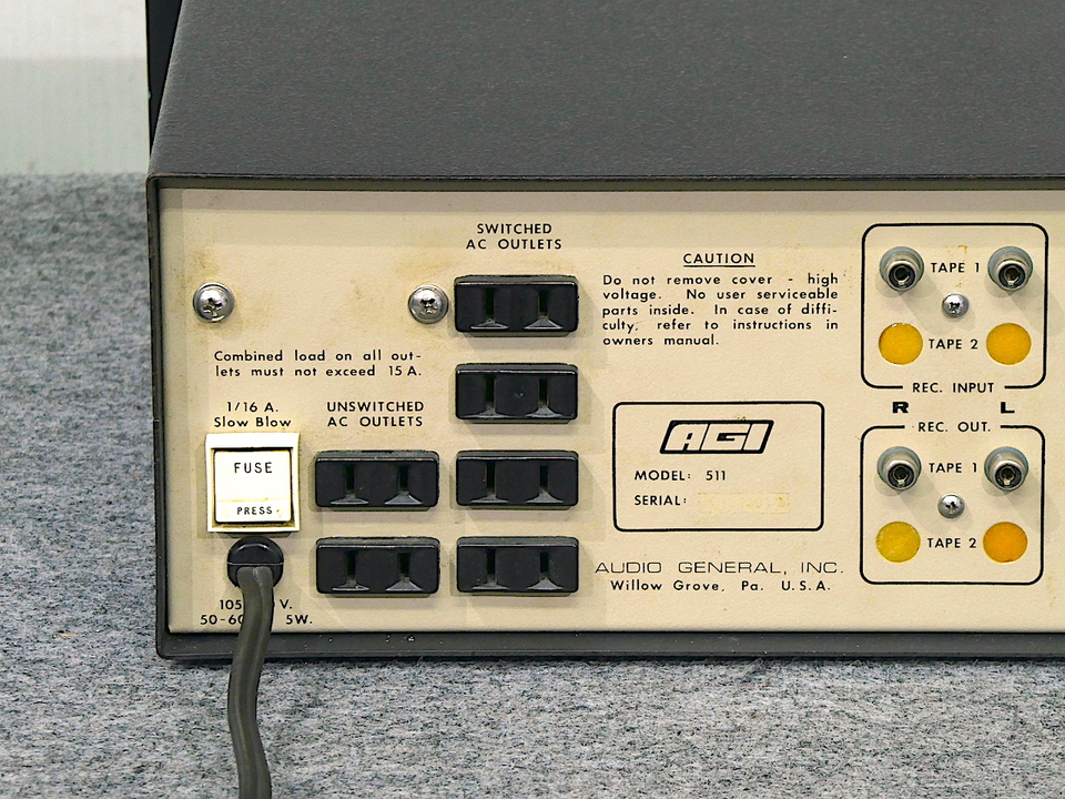 MODEL 511 AGI - 中古オーディオ 高価買取・販売 ハイファイ堂