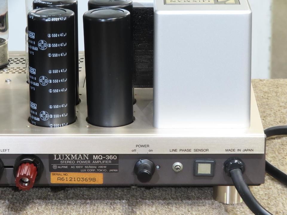 LUXMAN MQ-360 真空管 パワーアンプ LUXMAN ラックスマン MQ-360