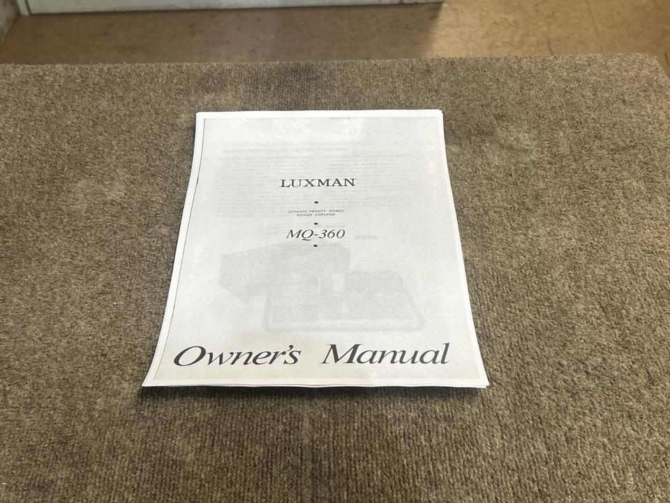 MQ-360 LUXMAN - 中古オーディオ 高価買取・販売 ハイファイ堂