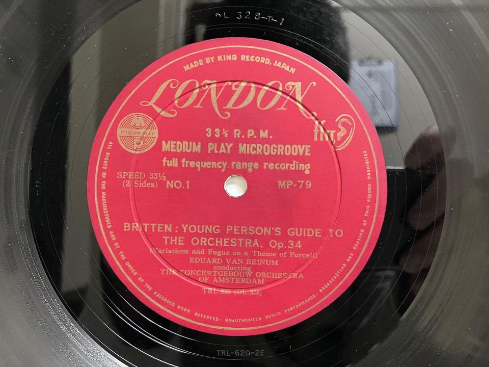 LONDON RECORDS MP規格(10インチ盤/ffrr/フラットエッジ/MONO)5枚