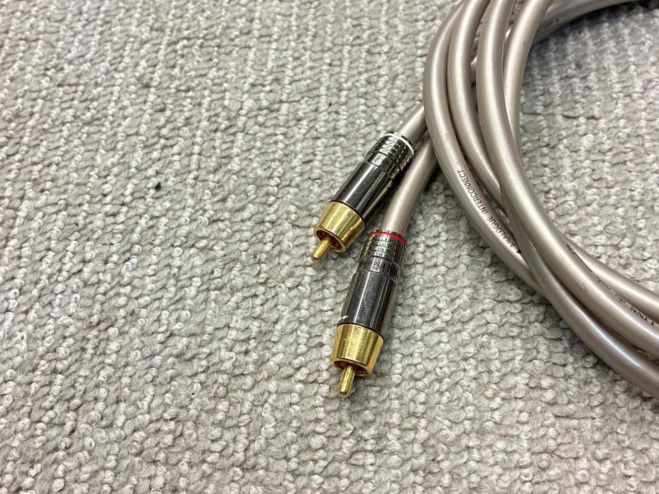 未使用品！ LINN RCAケーブル SI12/UB/1.2mペア リン LINN SI 12/UB (1.2m) RCAケーブル 元箱付 @36998 / 中古