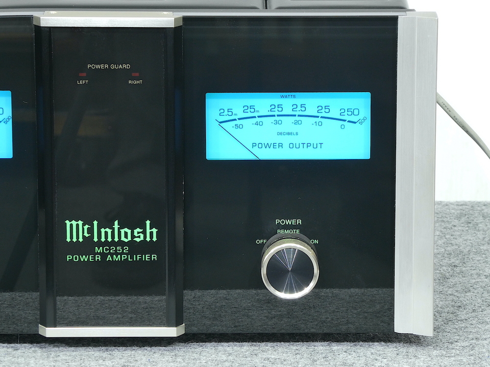 中古メック　2台 MC252 McIntosh - 中古オーディオ 高価買取・販売 ハイファイ堂