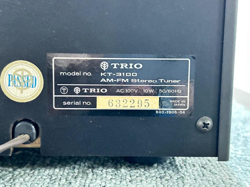 KT-3100 TRIO - 中古オーディオ 高価買取・販売 ハイファイ堂