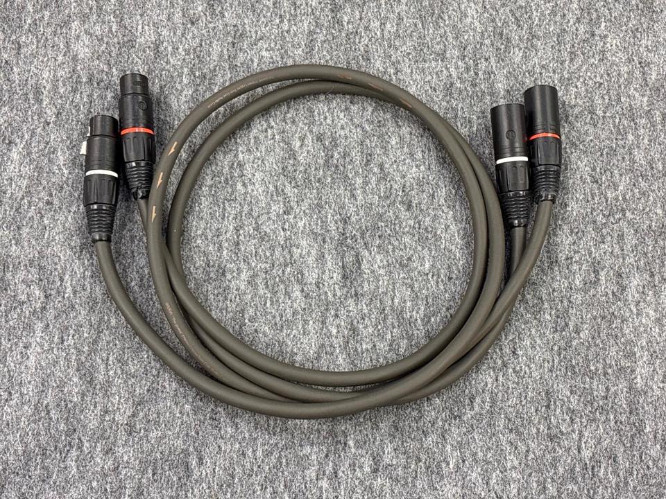 7-Nines Pure copper twin code audio cable/1.0m ortofon - 中古