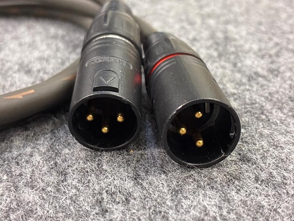 7-Nines Pure copper twin code audio cable/1.0m ortofon - 中古