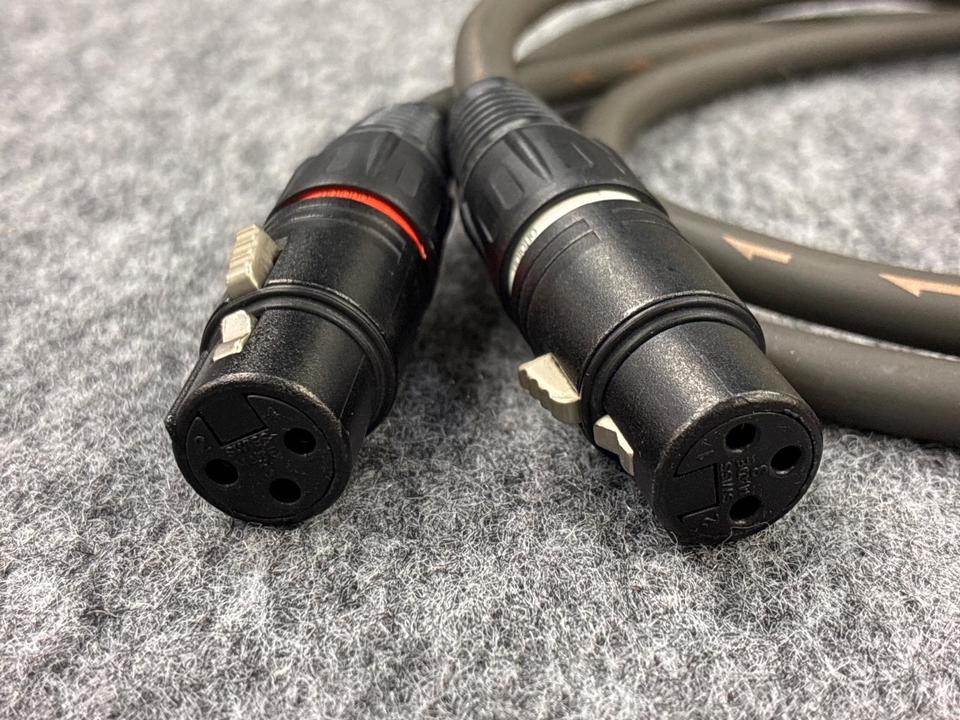 7-Nines Pure copper twin code audio cable/1.0m ortofon - 中古
