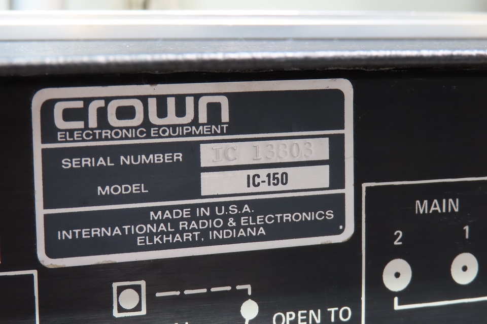 IC-150 CROWN - HiFi-Do McIntosh/JBL/audio-technica/Jeff Rowland