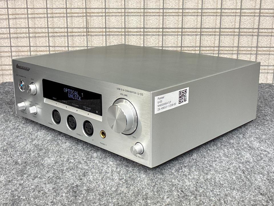 pioneer u-05 中古　USB DAC ヘッドホンアンプ U-05 Pioneer - 中古オーディオ 高価買取・販売 ハイファイ堂