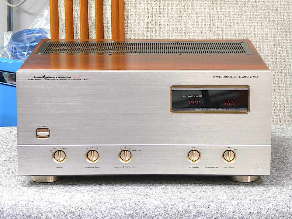 【美品、2023年メーカーオーバーホール済】LUXMAN M-06αパワーアンプ M-06α LUXMAN - 中古オーディオ 高価買取・販売 ハイファイ堂