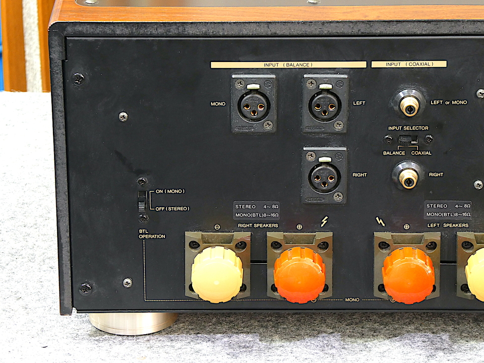 【美品、2023年メーカーオーバーホール済】LUXMAN M-06αパワーアンプ M-06α LUXMAN - 中古オーディオ 高価買取・販売 ハイファイ堂