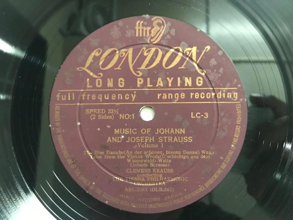 ウィーン・フィルハーモニー管弦楽団（LONDON ffrr LC規格・ペラジャケ