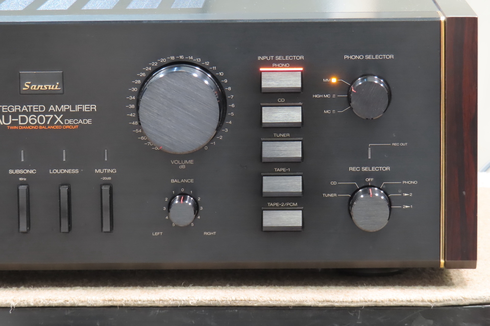 AU-D607X DECADE SANSUI - 中古オーディオ 高価買取・販売 ハイファイ堂