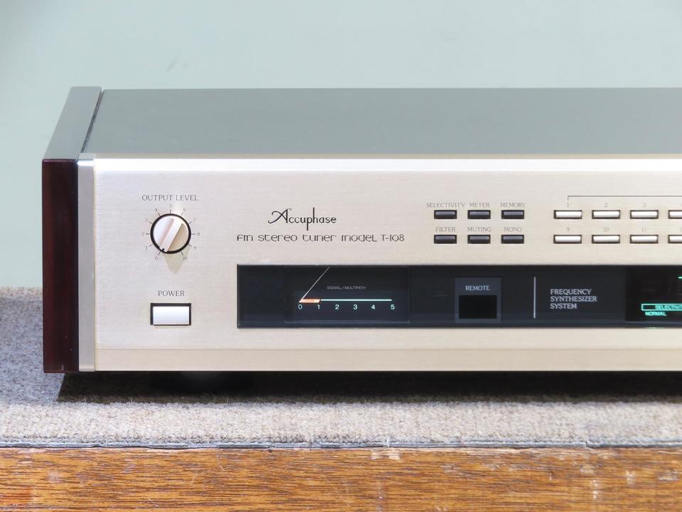 T-108 Accuphase - 中古オーディオ 高価買取・販売 ハイファイ堂