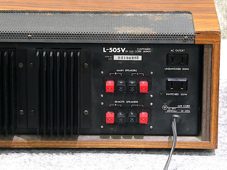 L-505V LUXMAN - 中古オーディオ 高価買取・販売 ハイファイ堂