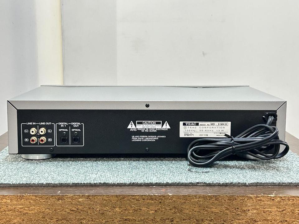 MD-5mk2 TEAC - 中古オーディオ 高価買取・販売 ハイファイ堂 MD-5mk2 TEAC - 中古オーディオ 高価買取・販売 ハイファイ堂