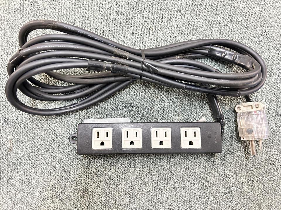 4口電源タップ/3m 自作 - 中古オーディオ 高価買取・販売 ハイファイ堂