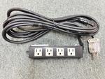 4口電源タップ/3m