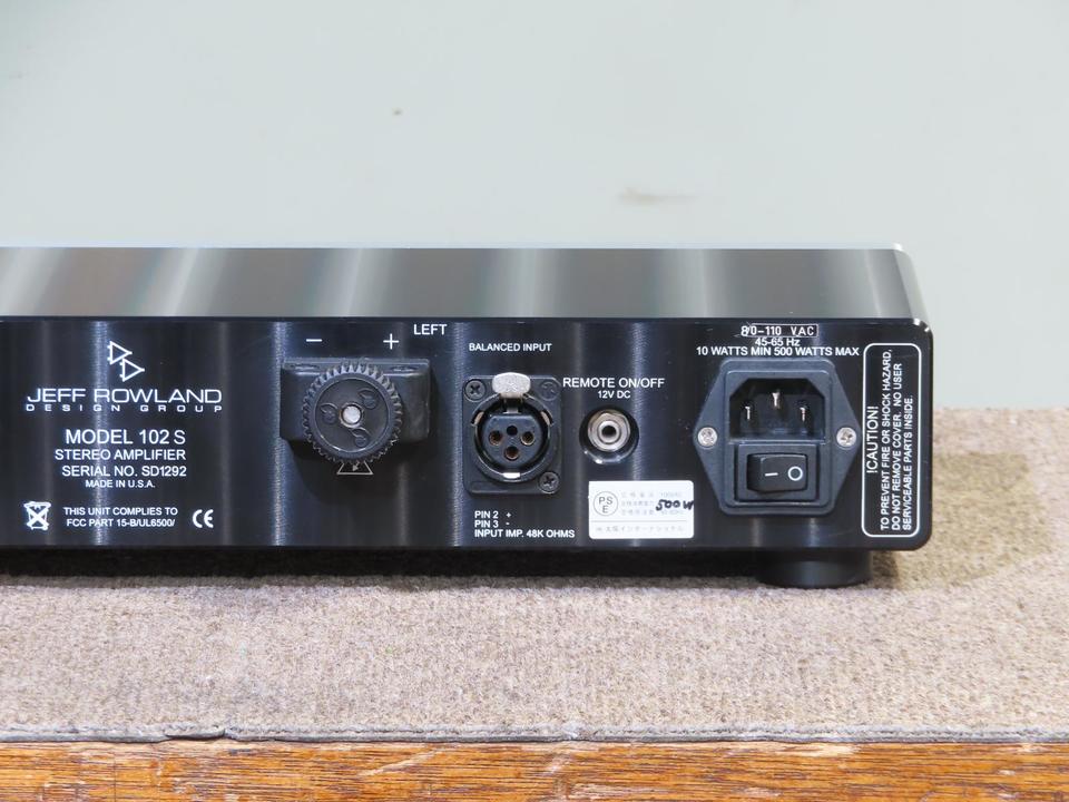 model 102S Jeff Rowland - 中古オーディオ 高価買取・販売 ハイファイ堂