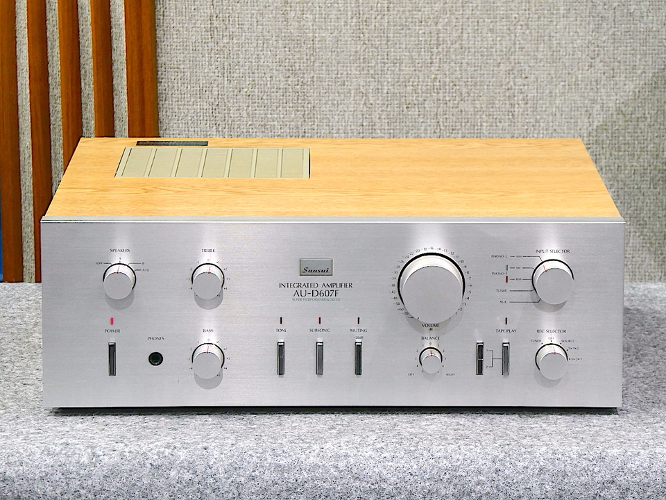 サンスイ AU-D607F 動作品 メンテナンス済み AU-D607F SANSUI - 中古オーディオ 高価買取・販売 ハイファイ堂