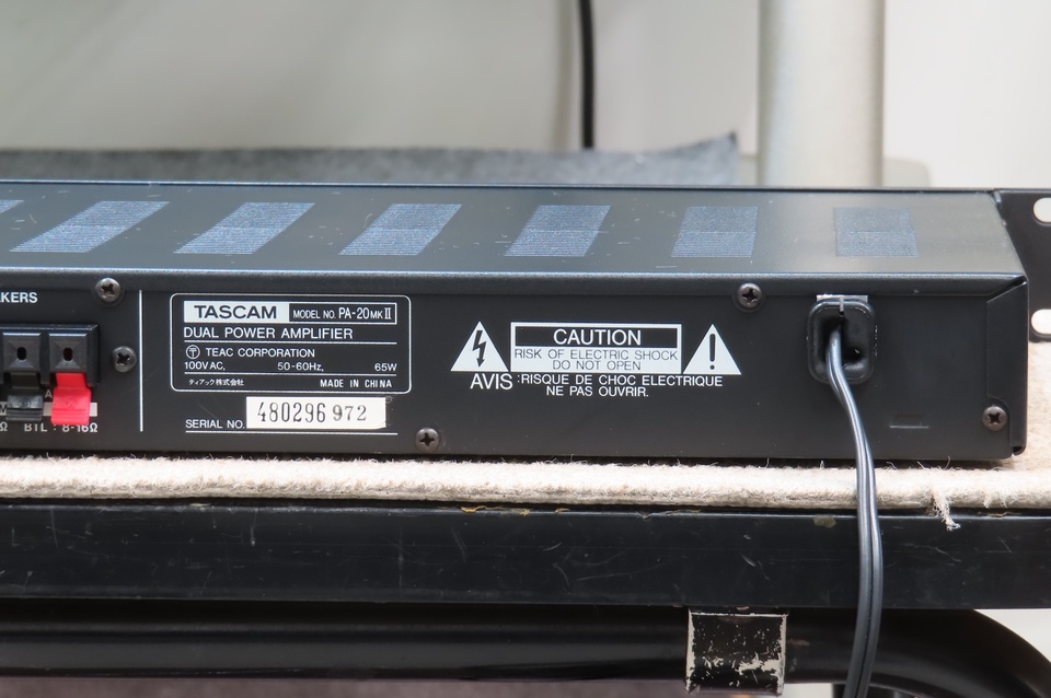 PA-20mk2 TASCAM - 中古オーディオ 高価買取・販売 ハイファイ堂