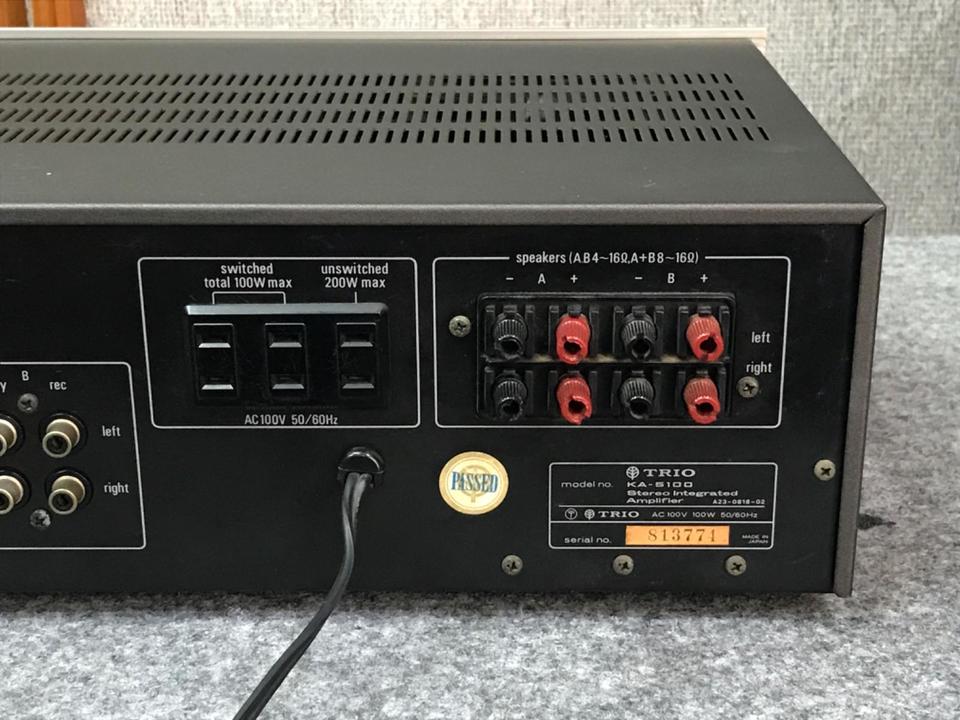 KA-5100 TRIO - 中古オーディオ 高価買取・販売 ハイファイ堂