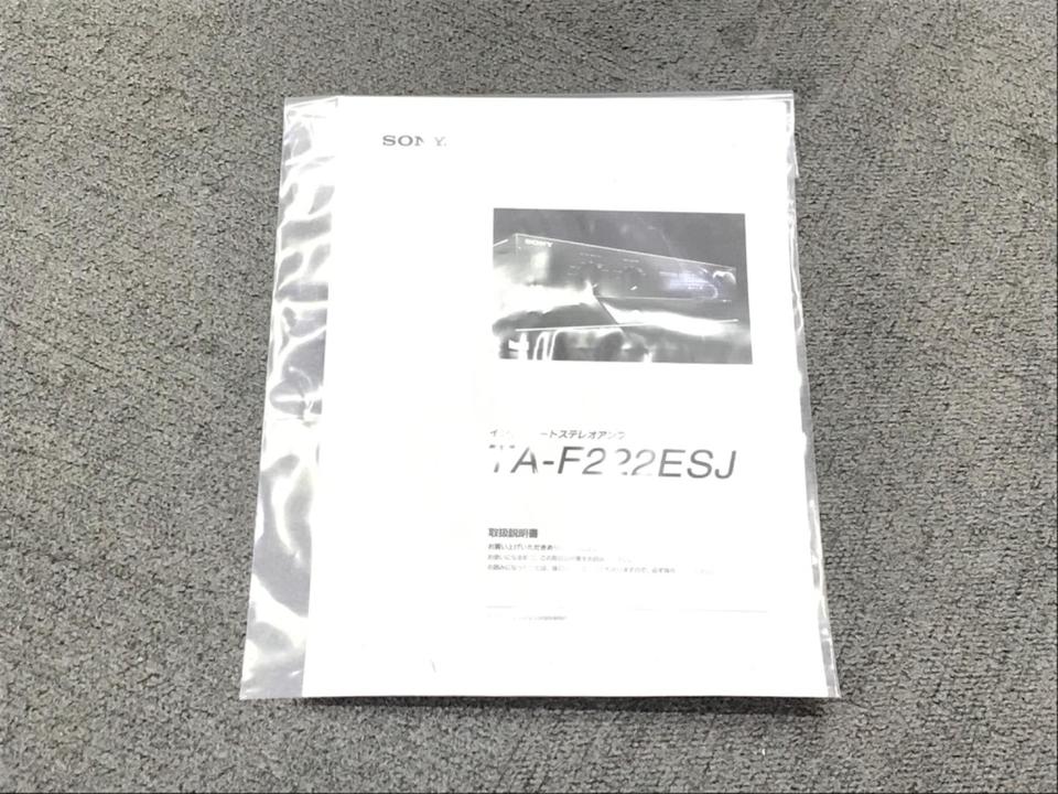 TA-F222ESJ SONY - 中古オーディオ 高価買取・販売 ハイファイ堂