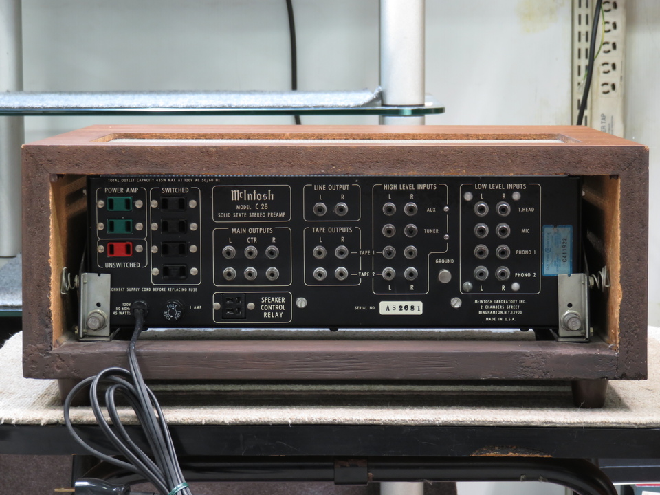 C28 McIntosh - 中古オーディオ 高価買取・販売 ハイファイ堂