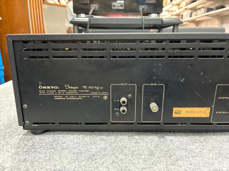 Integra M-955n2/260 ONKYO - 中古オーディオ 高価買取・販売 ハイファイ堂