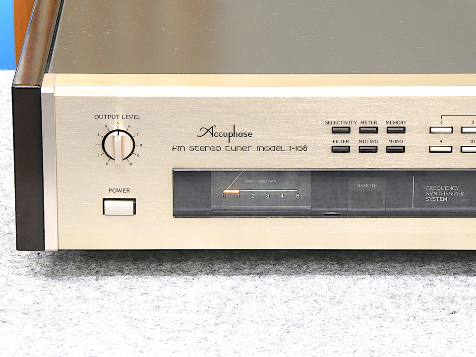 T-108 Accuphase - 中古オーディオ 高価買取・販売 ハイファイ堂