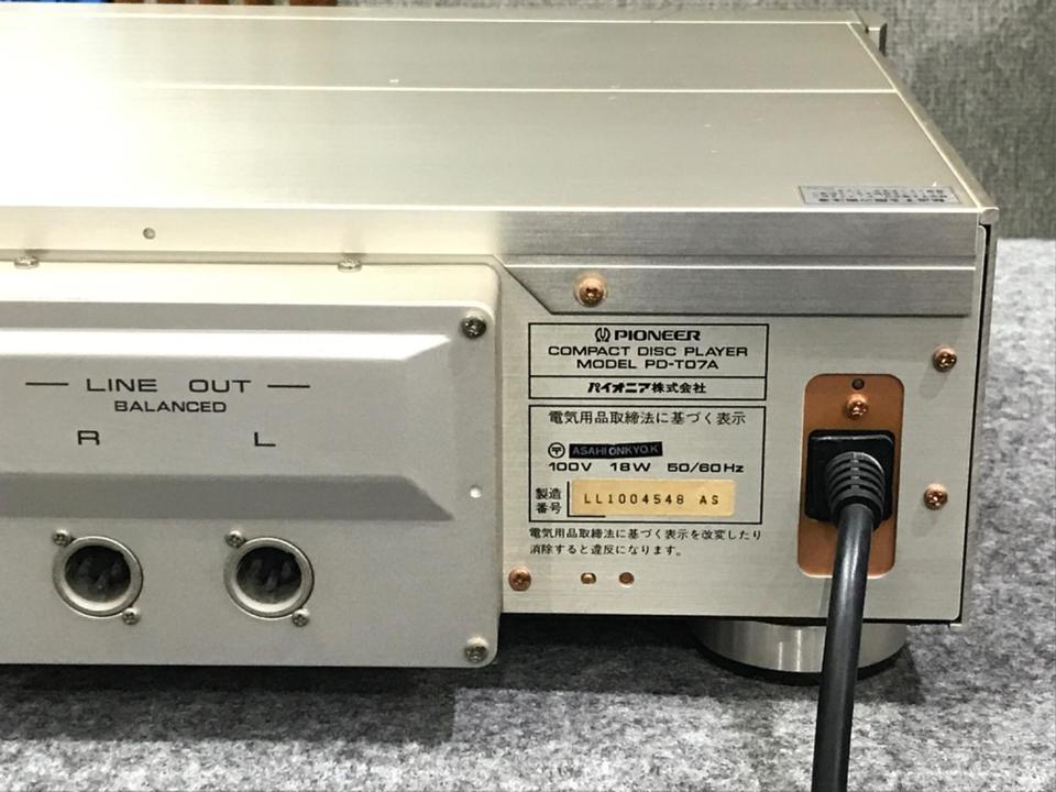 PD-T07A Pioneer - 中古オーディオ 高価買取・販売 ハイファイ堂