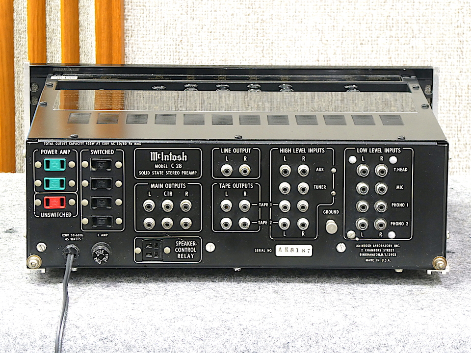 C28 McIntosh - 中古オーディオ 高価買取・販売 ハイファイ堂