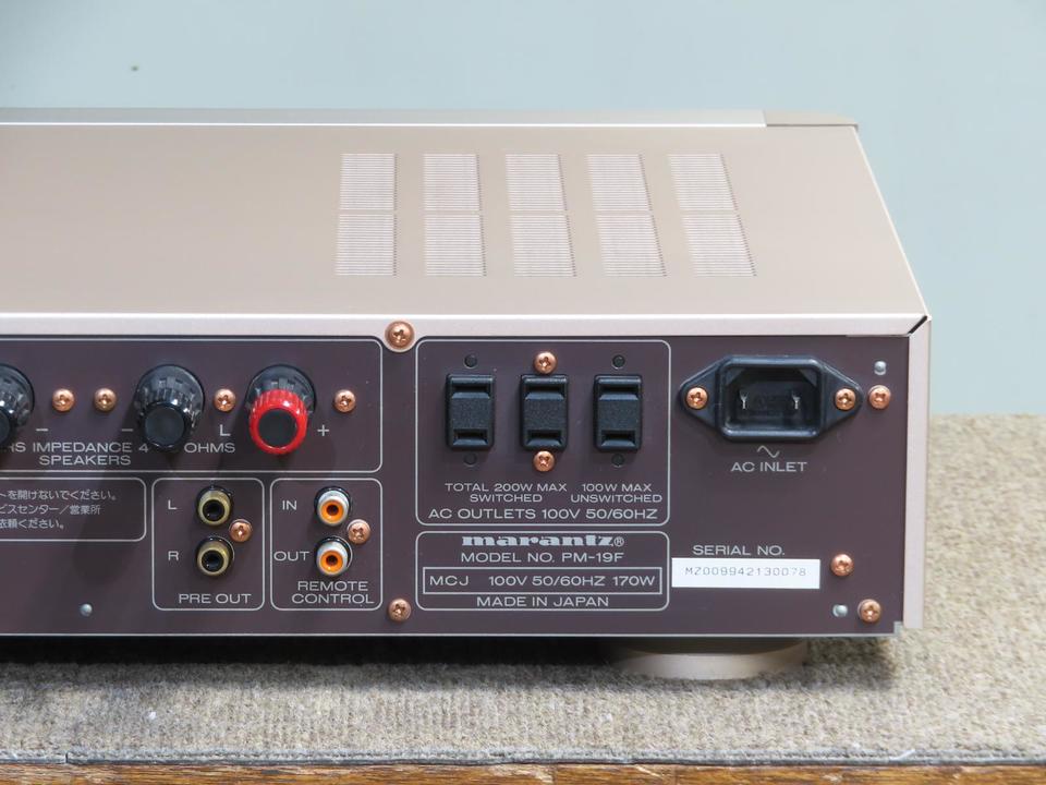 マランツ PM-19 アンプ　通電確認済み PM-19 marantz - 中古オーディオ 高価買取・販売 ハイファイ堂