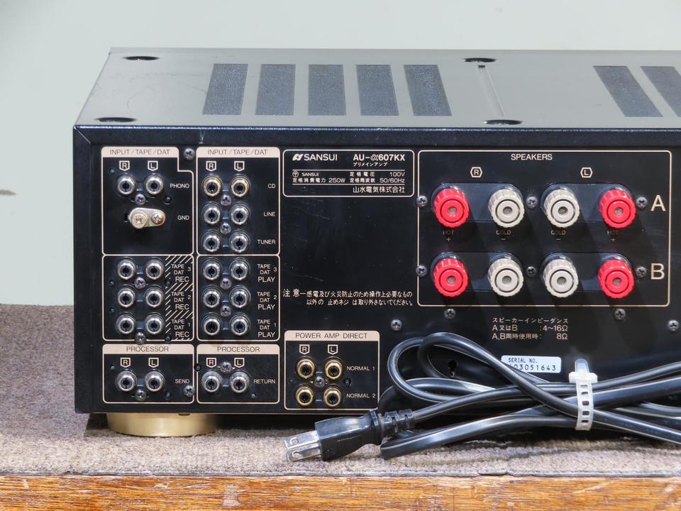 SANSUI AU-α 607KX プリメインアンプ 動作確認済み 着払い対応 SANSUI