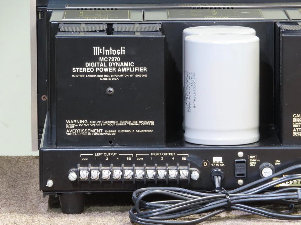 マッキントッシュメインアンプ7270難ありの出品です❣ MC7270 McIntosh - 中古オーディオ 高価買取・販売 ハイファイ堂