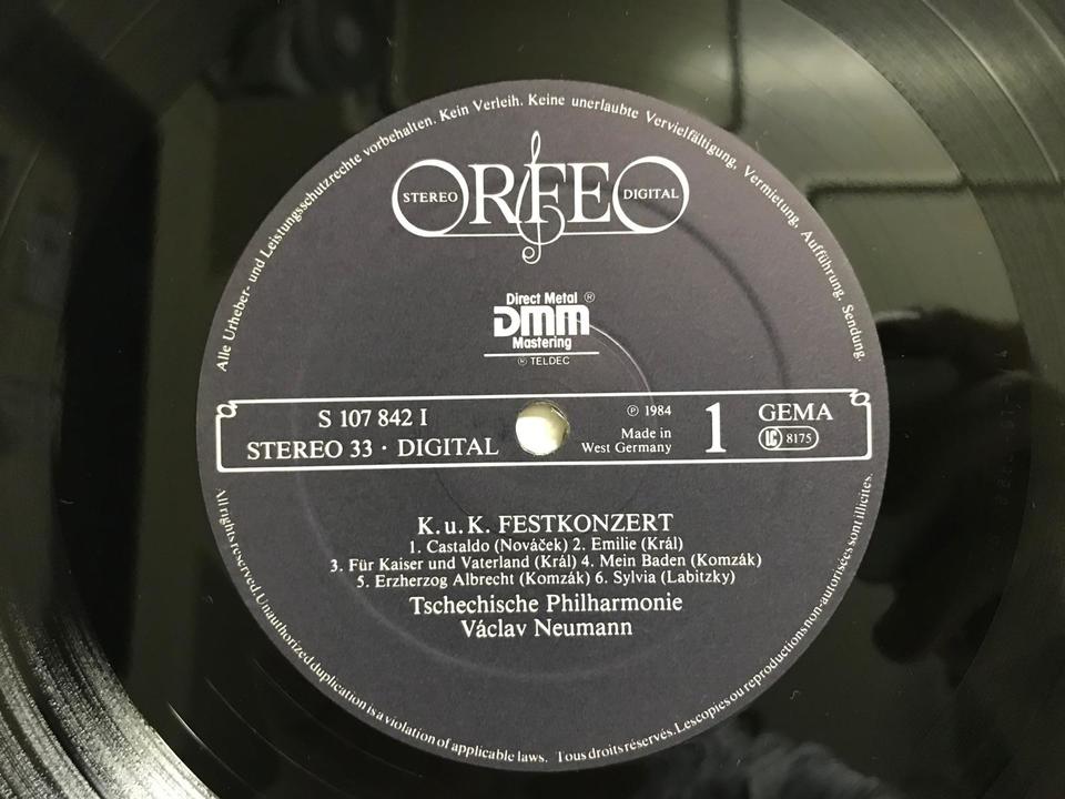 ORFEO DIGITAL（Direct Metal Mastering）（西ドイツ直輸入盤）6枚