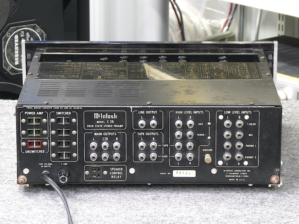 C28 McIntosh - 中古オーディオ 高価買取・販売 ハイファイ堂