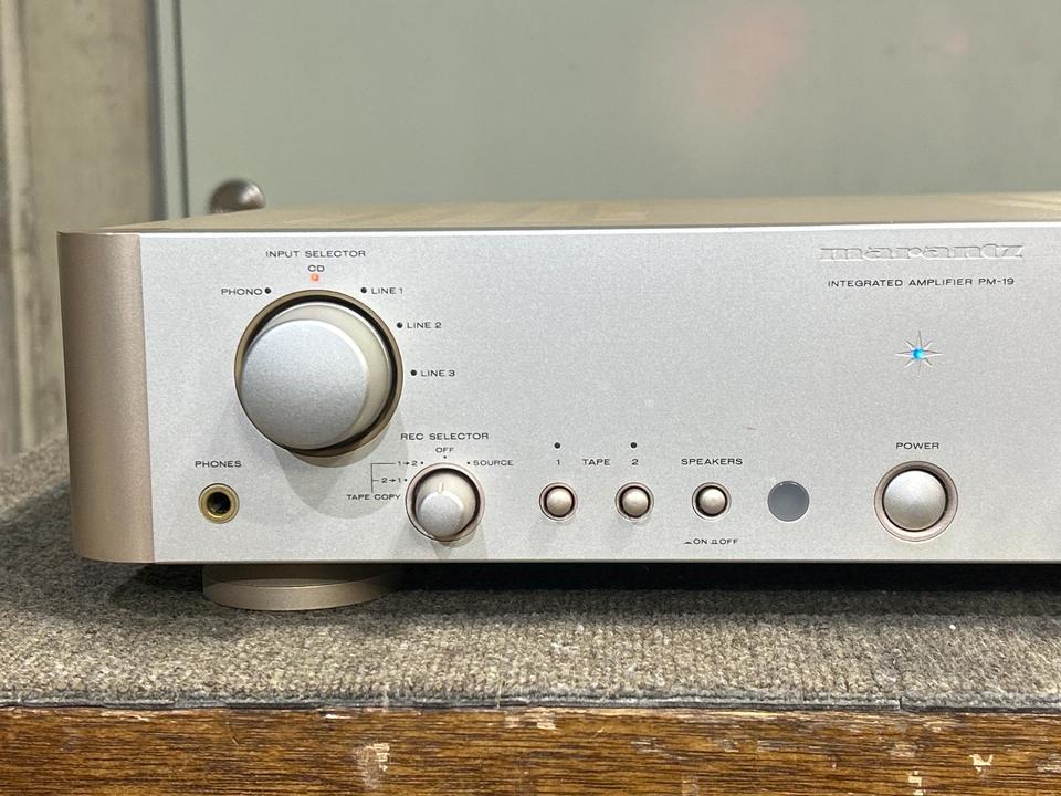 ［動作品］Marantz PM-19F プリメインアンプ PM-19 marantz - 中古オーディオ 高価買取・販売 ハイファイ堂