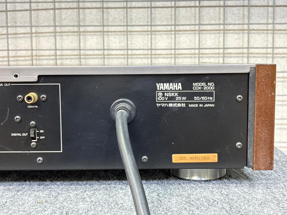 YAMAHA CDX-2000 CDプレーヤー 100周年記念モデル ジャンク CDX-2000 YAMAHA - 中古オーディオ 高価買取・販売 ハイファイ堂