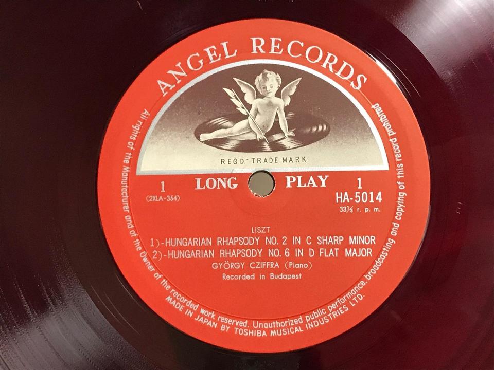 ANGEL RECORDS(東芝音楽工業・HA・MONO・赤盤・ペラジャケ)5枚セット