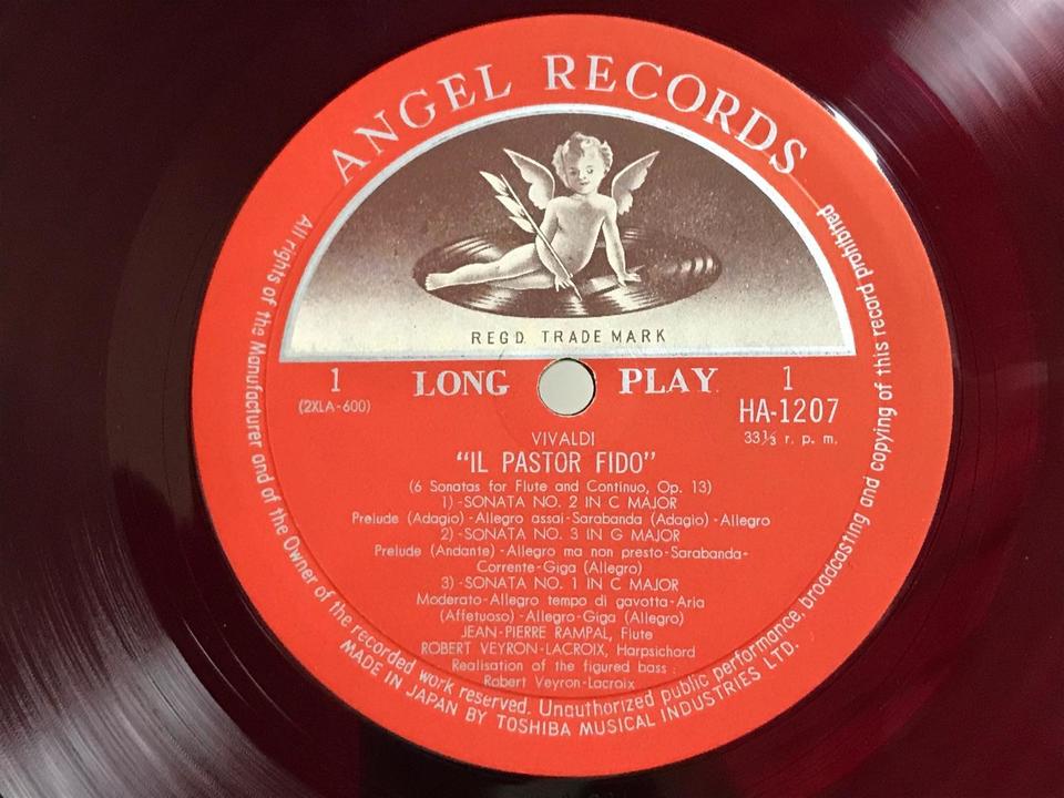 Mozart Bach LP Angel Records 赤盤 ANGEL RECORDS(東芝音楽工業・HA・MONO・赤盤・ペラジャケ)5枚セット