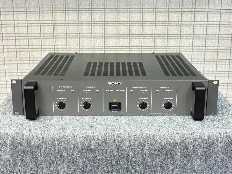 SONY SRP-P400 4ch パワーアンプ 本体【中古美品】 SRP-P4005 SONY - 中古オーディオ 高価買取・販売 ハイファイ堂