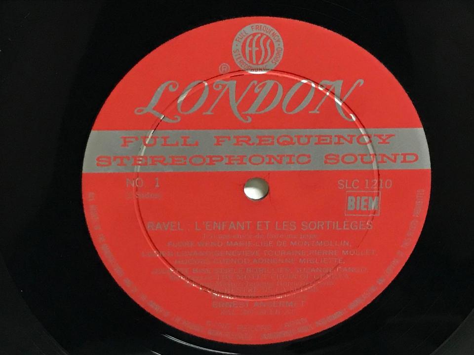 エルネスト・アンセルメ指揮(LONDON ffss・SLC・ペラジャケ)5枚セット