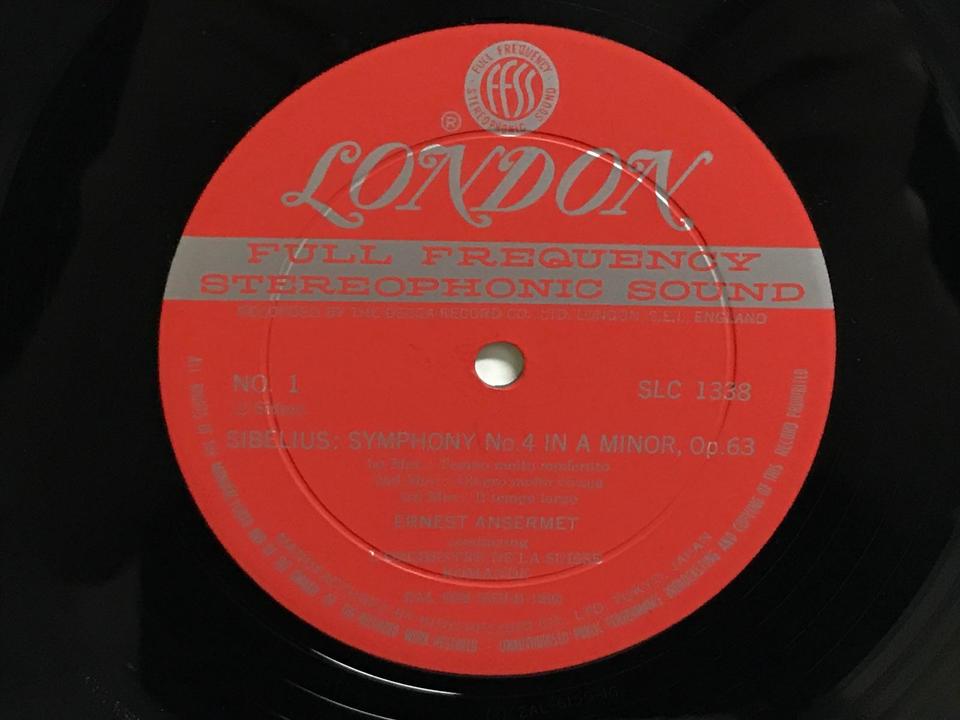エルネスト・アンセルメ指揮(LONDON ffss・SLC・ペラジャケ)5枚セット